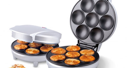 TREBS 99260 Pofferties Maker in Silbergrau für 19€ inkl. Versand