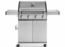 Gasgrill BBQ Grillwagen aus Edelstahl + Zubehör für 449€