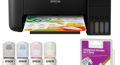 Epson EcoTank ET-2710 Tintenstrahl-Multifunktionsgerät incl. “2 Jahre unbegrenzt drucken” für 179€
