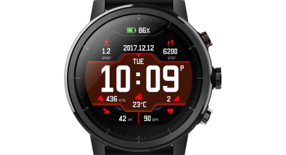 AMAZFIT Stratos Smartwatch (195 mm) in Schwarz für 77€