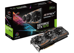 ASUS GeForce® GTX 1070 ROG Strix 8GB Gaming (NVIDIA, Grafikkarte) für 349€