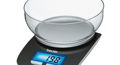 BEURER 704.15 KS 25, Küchenwaage, 3 kg in Schwarz für 12,99€