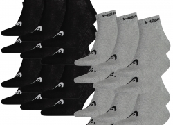24er-Pack HEAD Unisex Quarter Sportsocken für 27,95€