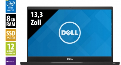Dell Latitude 7390 – 13,3 Zoll – Core i5-8350U @ 1,7 GHz – 8GB RAM – 250GB SSD – FHD (1920×1080) – Webcam – Win10Pro (refurbished) für 699€