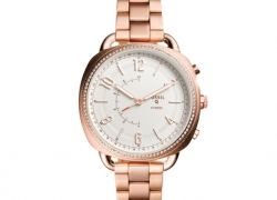 Fossil Hybrid Damen Smartwatch – Edelstahl – ROSÉGOLD für 59,40€