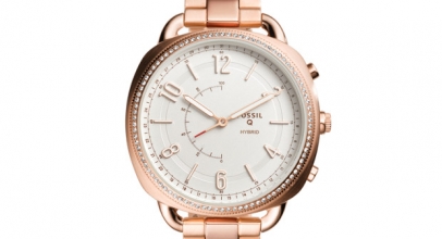 Fossil Hybrid Damen Smartwatch – Edelstahl – ROSÉGOLD für 59,40€