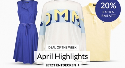 Engelhorn: 20% Extra-Rabatt auf April-Highlights – nur Online!