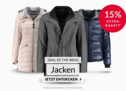 Engelhorn: 15% Extra-Rabatt auf Jacken