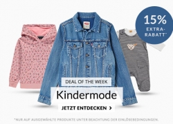 Engelhorn: 15% Extra-Rabatt auf Kindermode