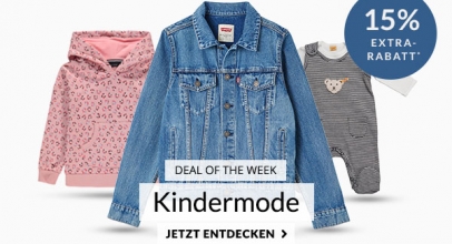 Engelhorn: 15% Extra-Rabatt auf Kindermode