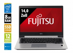Fujitsu LifeBook U745 – 14,0 Zoll (Core i7-5600U @ 2,6 GHz – 8GB RAM – 250GB SSD – WSXGA (1600×900) – Webcam – Win10Home) für 379€