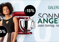 Galeria-Kaufhof: Sonntags-Angebote vom 26.05.19 + Schuhe & Mode (inkl. Wäsche) 20€ Rabatt ab einem Einkaufswert von 100€.