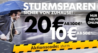 Galeria: 10€ Rabatt ab 50€ oder 20€ Rabatt ab 100€ Bestellwert