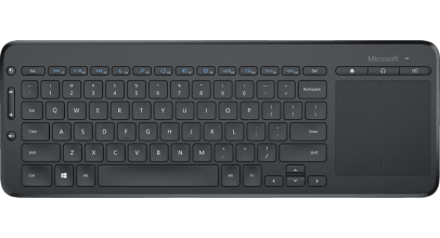 Microsoft All-in-One Media Keyboard in Schwarz für 24€
