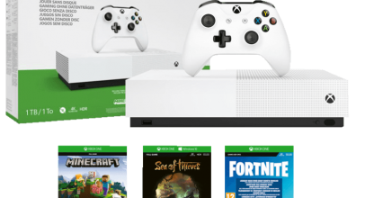 MICROSOFT Xbox One S 1TB + Sea of Thieves, Minecraft & Fortnite ab 89€