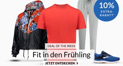 Engelhorn Sports: 10% Rabatt „Fit im Frühling“