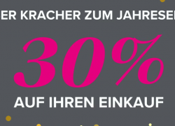 Adlermode – Silvesterkracher – 30% Rabatt auf euren Einkauf!