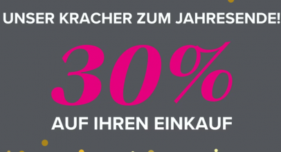 Adlermode – Silvesterkracher – 30% Rabatt auf euren Einkauf!