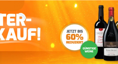 Winterverkauf – Prachtweine zu Superpreisen – bis 60% Rabatt!
