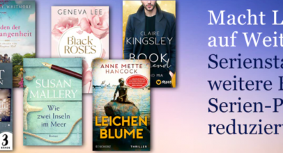 ebook.de – Serienstarts, weitere Bände & Serien-Pakete reduziert – 50% Rabatt und mehr sparen!