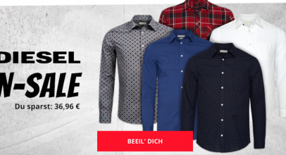 DIESEL Hemden Sale bei SportSpar.de – mit 62% Rabatt!