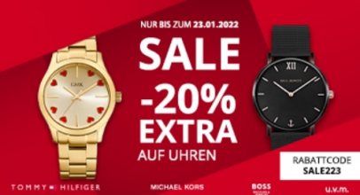 Christ – Sale – 20% Extra-Rabatt auf Uhren!