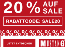 FINAL WINTER SALE bei MUSTANG – 20% Rabatt auf alle bereits reduzierten Artikel!