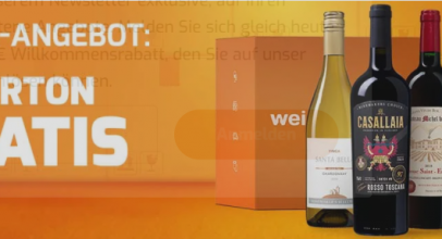 Weinvorteil – Super Angebot – 2. Wein-Karton gratis!