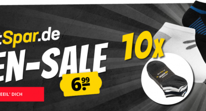 Socken-Sale bei SportSpar.de – 10 Paar für 6,99€ zzgl. Versand!