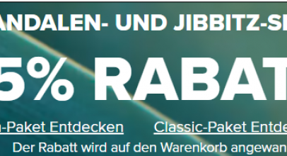 Crocs – Sandalen- und Jibbitz-Set mit 25% Rabatt!