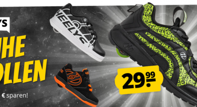 SportSpar – HEELYS Schuhe mit Rollen – bis zu 63% Rabatt!