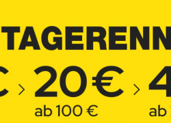 Galeria.de – 6 Tage Rennen bis 40€ Rabatt!