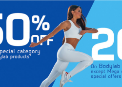BODYLAB24 – 20% Rabatt auf Bodylab Produkte + 50% Rabatt auf ausgewählte Bodylab Produkte in der Kategorie Bodylab End of month Sale!