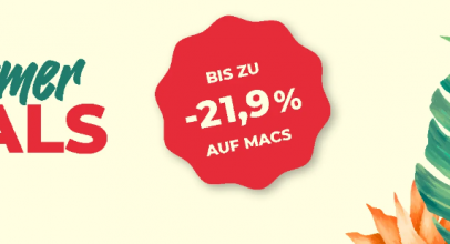 Sommer Deals bei MacTrade – Bis zu 21,9% Rabatt auf Apple Macs!