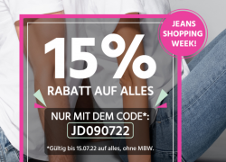 Jeans Shopping Week bei Jeans Direct – 15% auf alles!