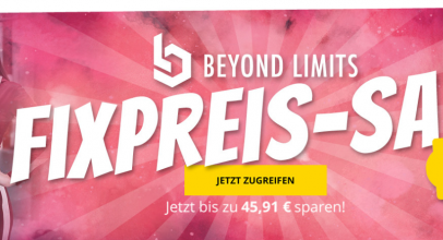 Beyond Limits Fixpreis-Sale bei SportSpar mit bis zu 92% Rabatt!