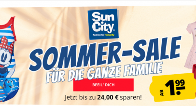 SportSpar – Sommer Sale für die ganze Familie – bis 72% Rabatt!