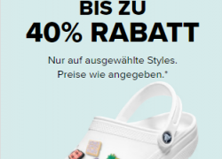 Flash Sale – Bis zu 40% Rabatt auf ausgewählte Styles!