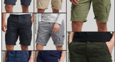 Superdry Herren Vintage Core Cargoshorts aus Bio-Baumwolle für 23,95€ inkl. Versand!