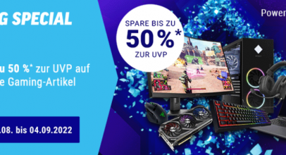Notebooksbilliger – LEVEL-UP – Gaming Sale – bis zu 60% Rabatt!