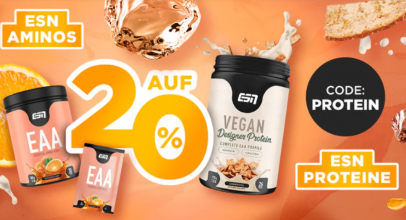 PROTEIN Week bei Fitmart – 20% Rabatt auf ESN Proteine und ESN Aminosäuren!