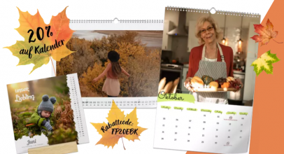 Early Bird Kalenderaktion bei FotoPremio mit 20% Rabatt!