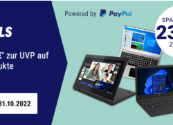 Notebooksbilliger.de – PAYPAL Super Deals – bis 230€ sparen!