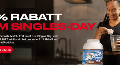 BODY ATTACK – Singles Day – 21% Rabatt auf alle BODY ATTACK-Produkte!
