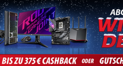 Computeruniverse – Winter Deals – Bis zu 375€ Cashback oder Gutschein bei Gamesplanet!