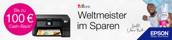 Computeruniverse – Bis zu 100€ Cash Back auf Epson EcoTank-Drucker + weitere tolle Angebote!