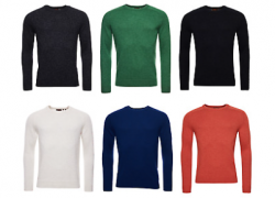 Superdry Herren Harlo Pullover mit Rundhalsausschnitt für 22,36€ inkl. Versand!