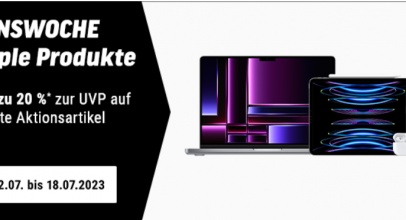 Notebooksbilliger – AKTIONSWOCHE für Apple Produkte – bis 20% Rabatt!