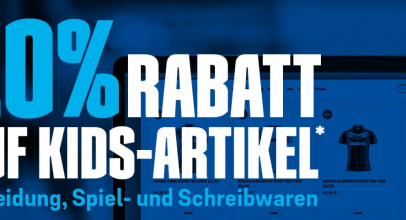 Shop.schalke04 – Kids Woche – 20% Rabatt auf Kids-Artikel!