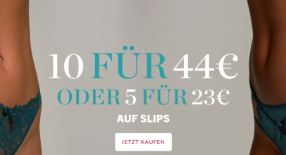Hunkemöller Aktion – 10 Slips für 44€ oder 5 für 23€!